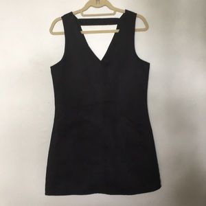 Suede black little dress!
